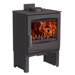 Woodwarm Fireview Eco 5 Contemporary Logstore