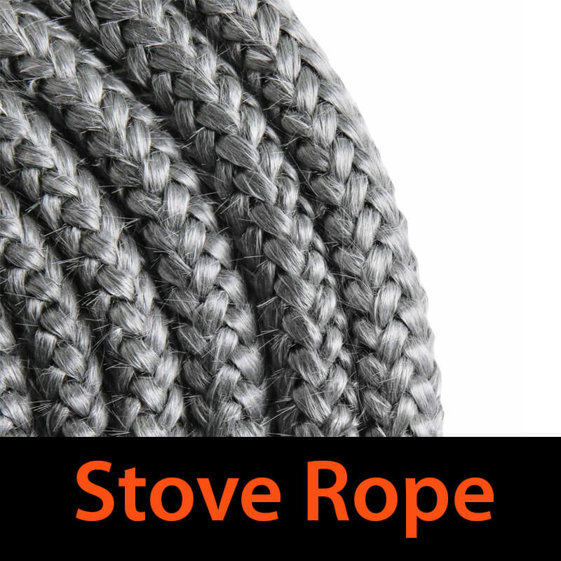 12mm Soft Black Glass Fibre Stove Rope - The Stove Store Cirencester