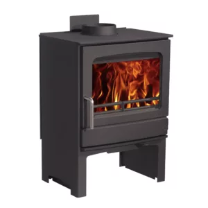 Woodwarm Fireview Eco 7 Logstore Traditional